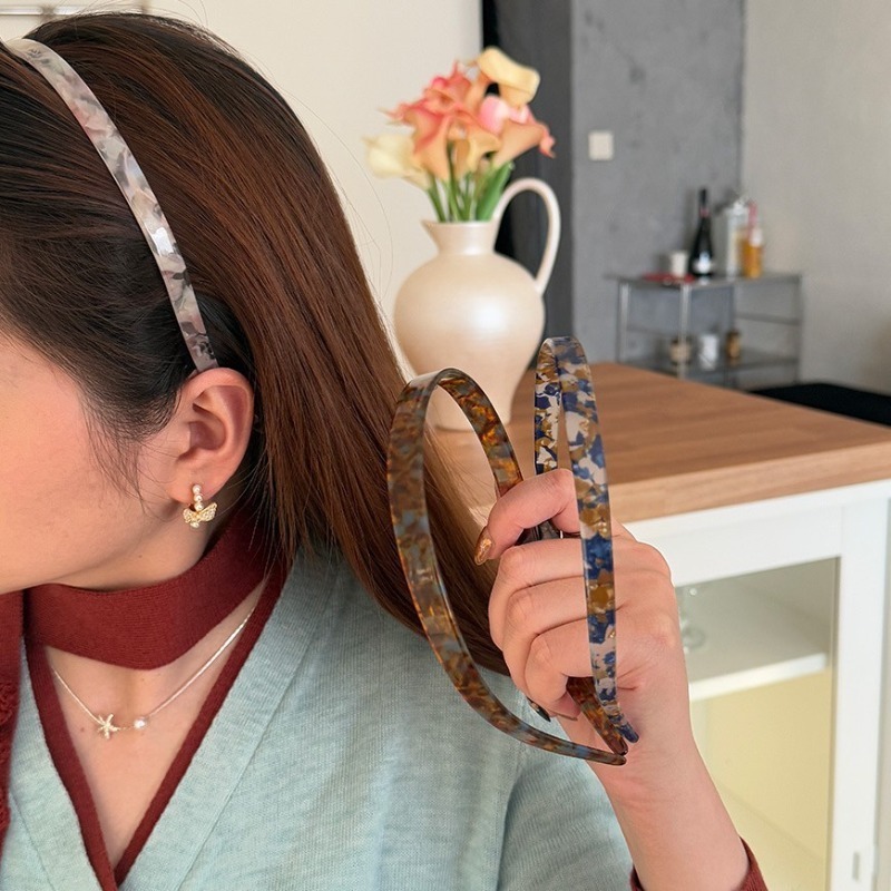 Travel Accessories High End - ربطة شعر أنيقة من حمض الأسيتيك