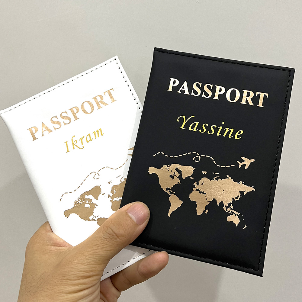 Travel Accessories Gifts For Women - غطاء جواز سفر الطائرة المخصص اللطيف