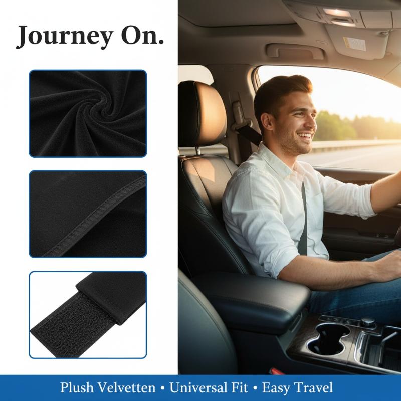 Travel Accessories In Car - 1/2 قطعة من أغطية أحزمة الأمان