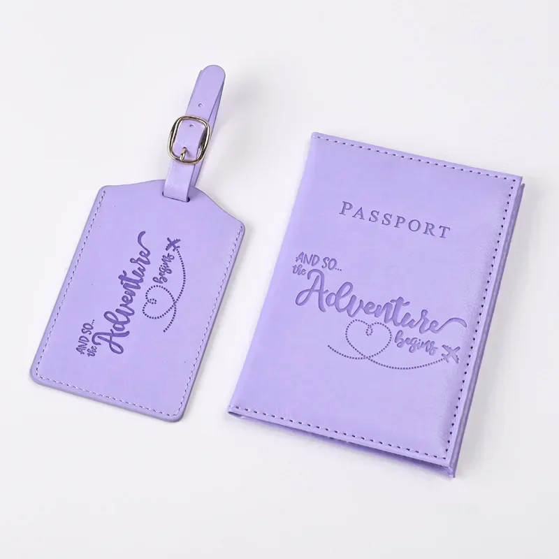 Travel Accessories International - جديد الأرجواني بو الجلود حامل جواز