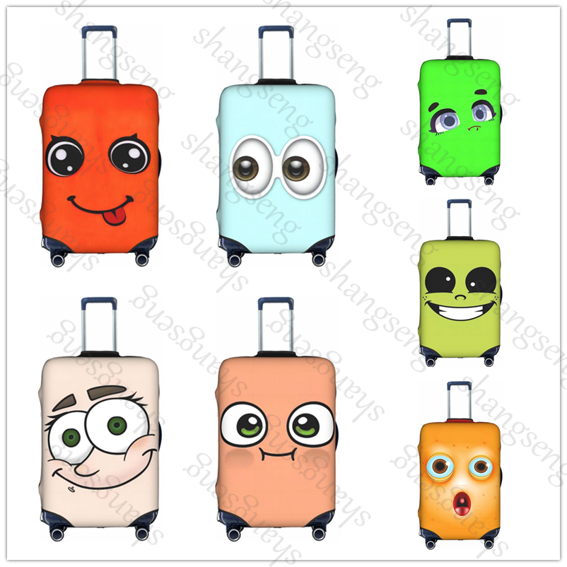 Quirky Travel Accessories - سميكة مرونة الأمتعة الغطاء الواقي سستة