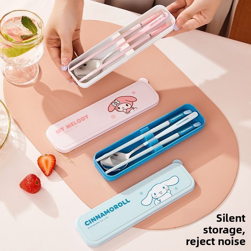 Travel Accessories Gifts For Women - طقم أدوات مائدة محمول بتصميم جمجمة