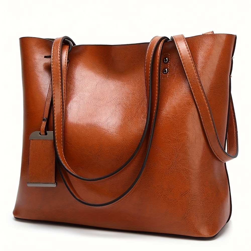 Travel Accessories Leather - حقيبة يد جلدية كلاسيكية كلاسيكية للنساء