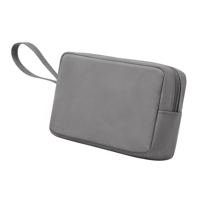 Travel Accessories Leather - حقيبة محمولة مقاومة للماء لتخزين شاحن