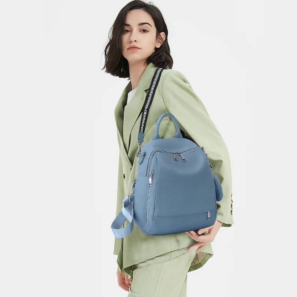 حقيبة ظهر نسائية من الجلد الطب - مراجعة Travel Accessories Leather وسعره