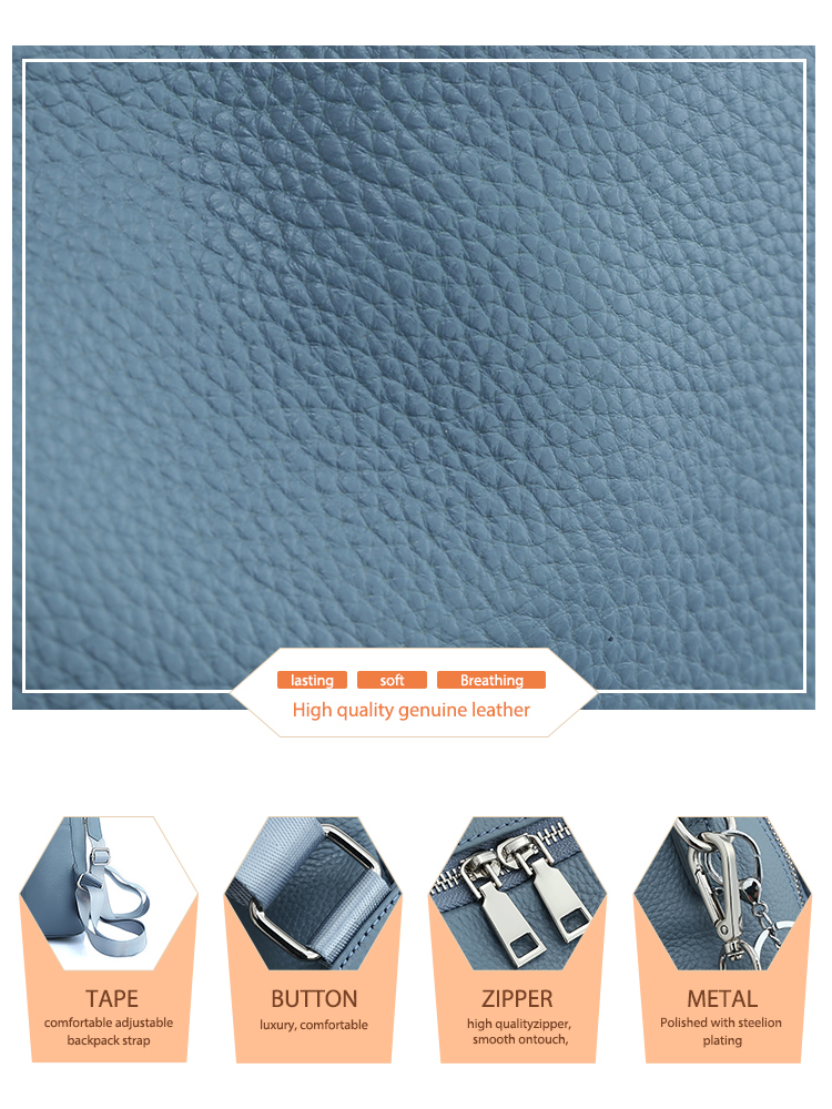 حقيبة ظهر نسائية من الجلد الطب - مراجعة Travel Accessories Leather وسعره
