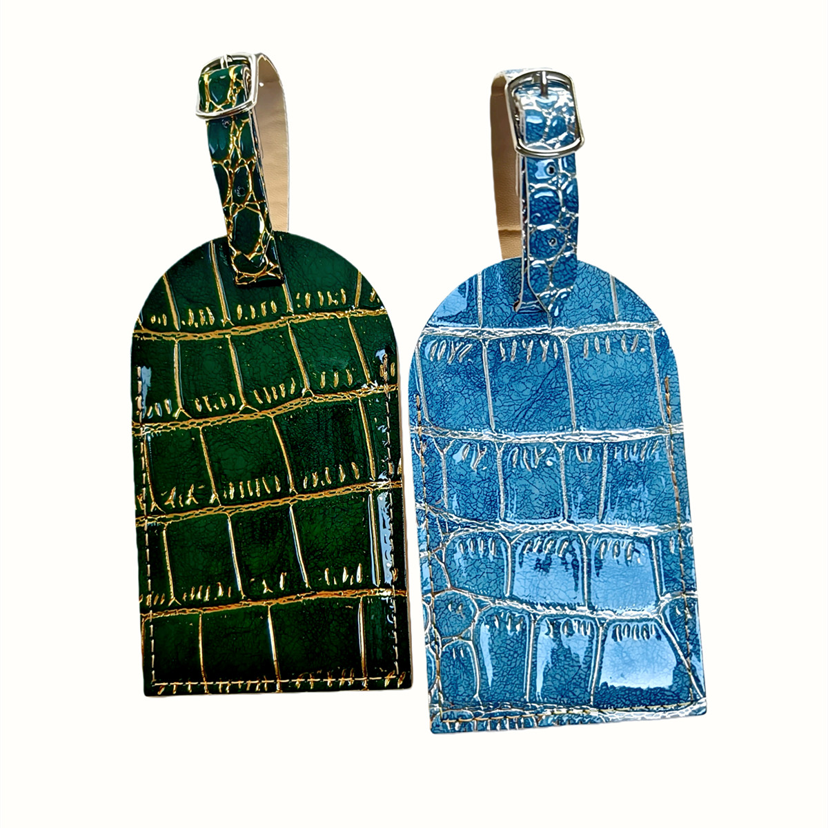 التمساح تنقش الذهب/الفضة اللون - مراجعة Travel Accessories International وسعره