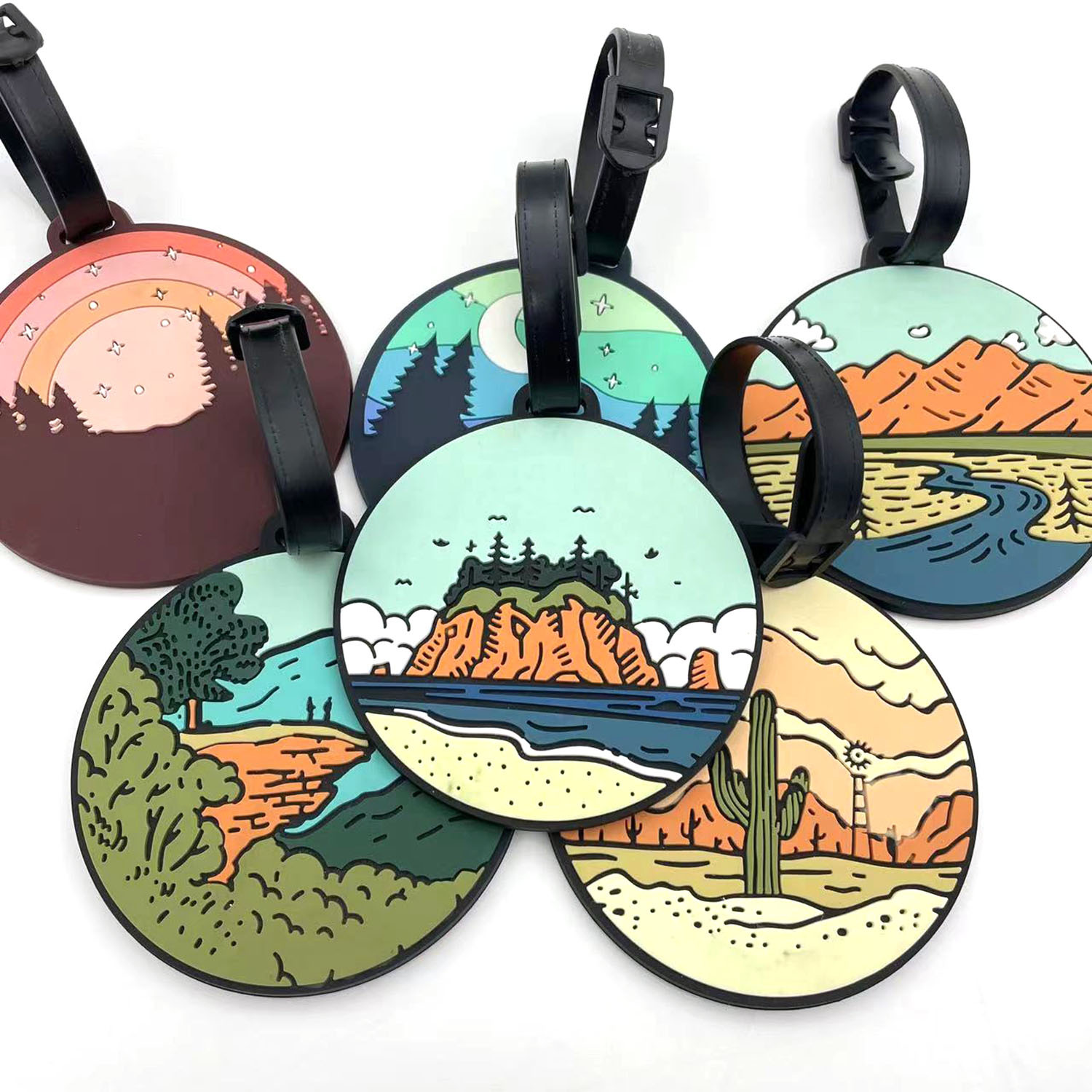 بطاقة تعريف أمتعة بتصميم سماء  - مراجعة Travel Accessories International وسعره