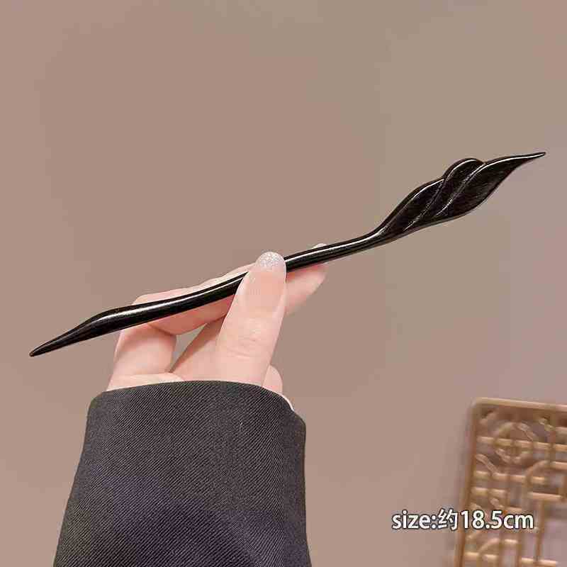 دبوس شعر خشبي رائع نحت دبوس ال - مراجعة Travel Accessories High End وسعره