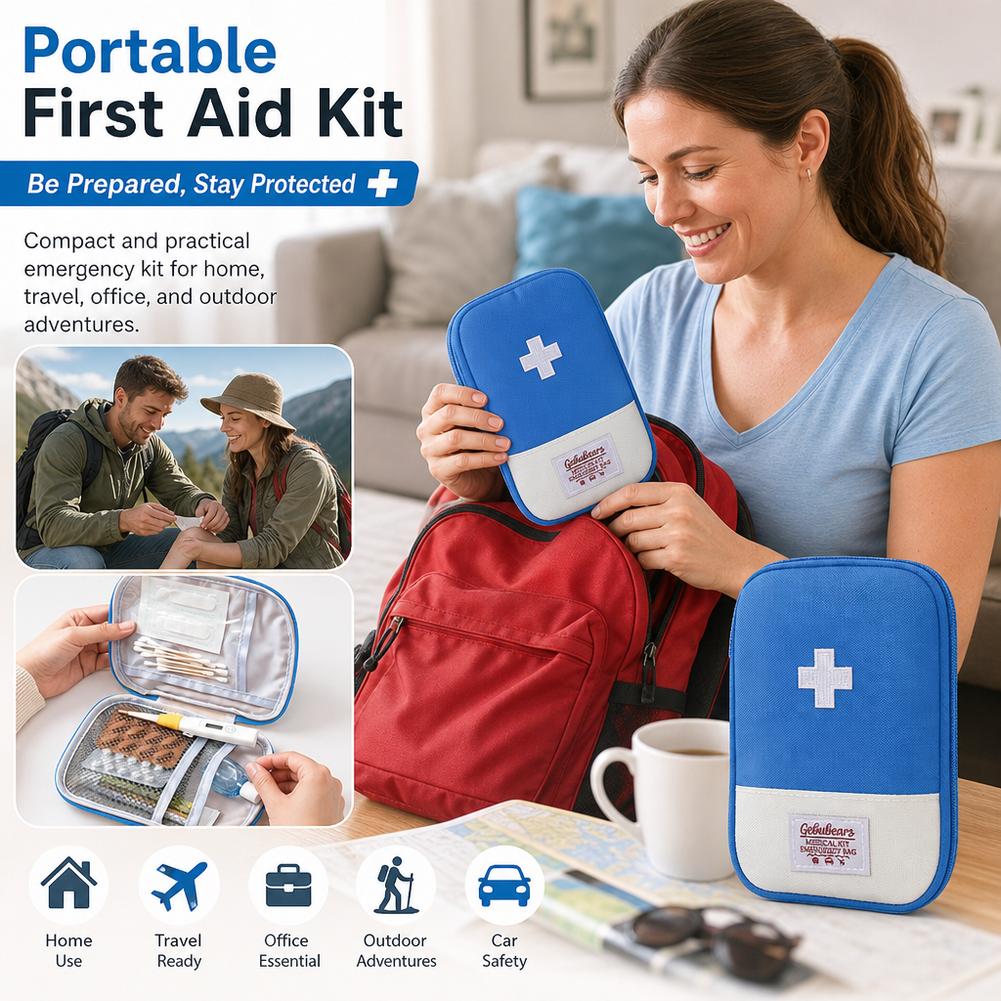 حقيبة إسعافات أولية محمولة ذات - مراجعة Travel Accessories Kit وسعره