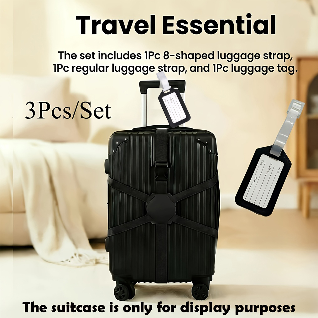 طقم من 3 قطع (حزامان للأمتعة و - مراجعة Travel Accessories Designer وسعره