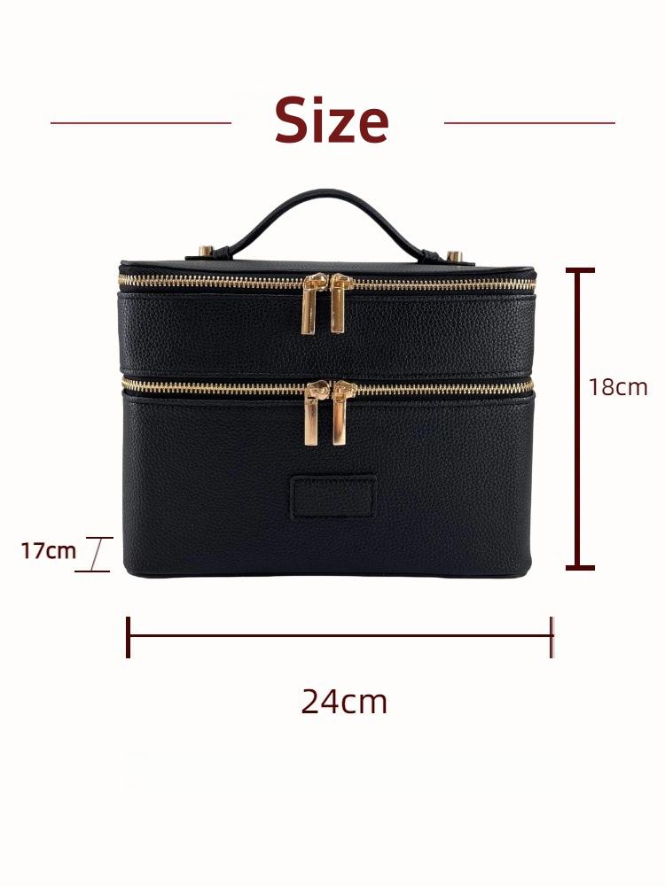 حقيبة مستحضرات تجميل فاخرة كبي - مراجعة Travel Accessories Leather وسعره