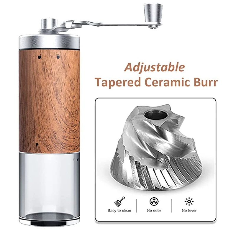 مطحنة قهوة يدوية محمولة بتصميم - مراجعة Travel Kitchen Accessories وسعره