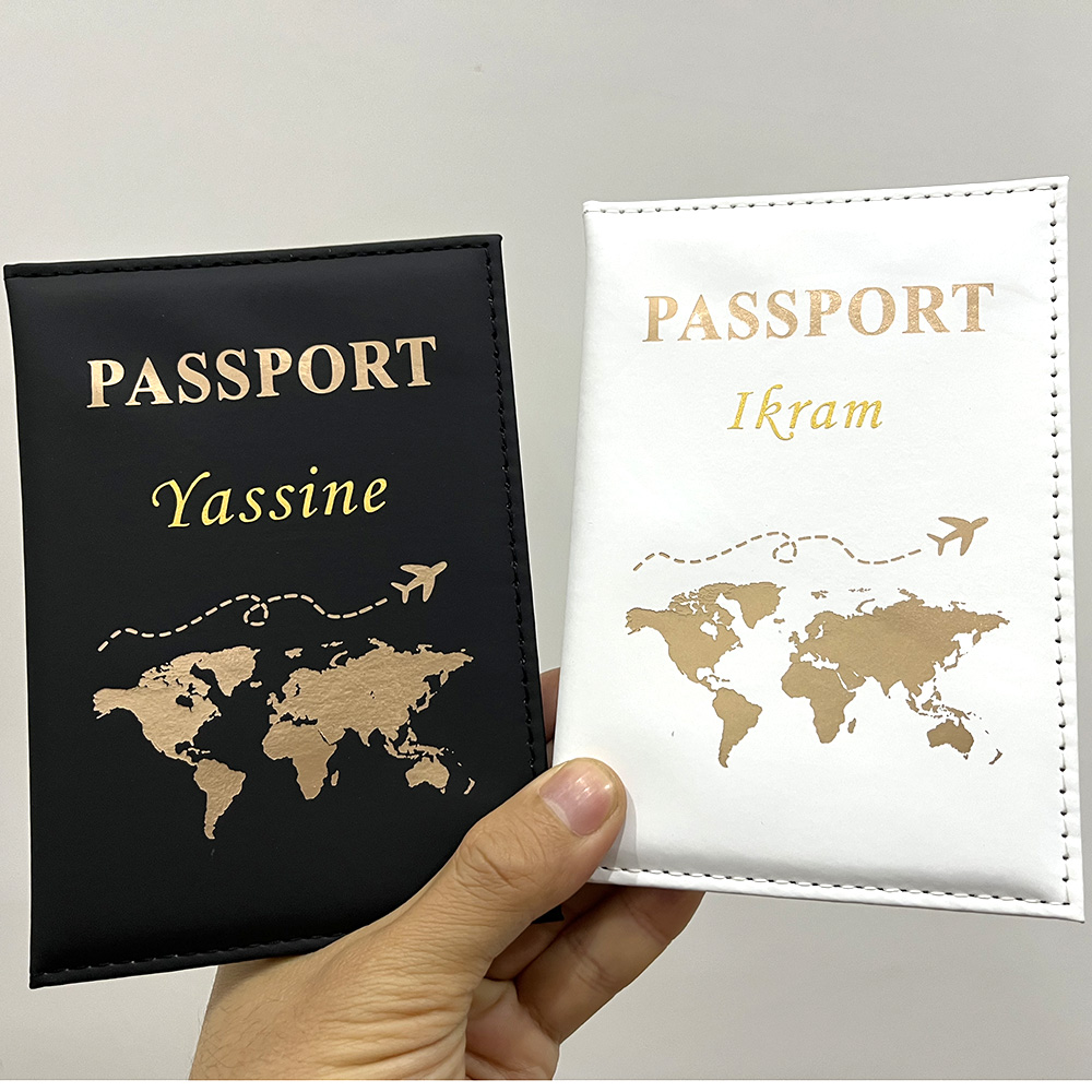 غطاء جواز سفر الطائرة المخصص ا - مراجعة Travel Accessories Gifts For Women وسعره