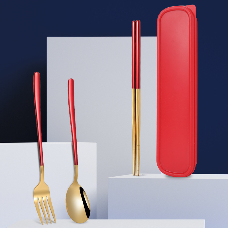طقم أدوات مائدة من 3 قطع، شوكة - مراجعة Travel Kitchen Accessories وسعره