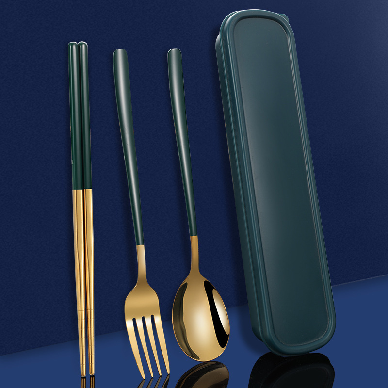 طقم أدوات مائدة من 3 قطع، شوكة - مراجعة Travel Kitchen Accessories وسعره