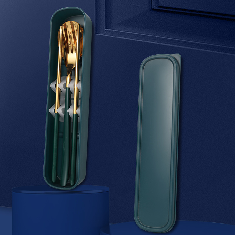 طقم أدوات مائدة من 3 قطع، شوكة - مراجعة Travel Kitchen Accessories وسعره