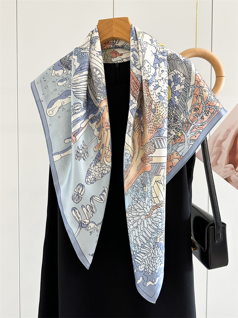 وشاح حريري ساتان 12 مم للنساء، - مراجعة Travel Accessories Gifts For Women وسعره