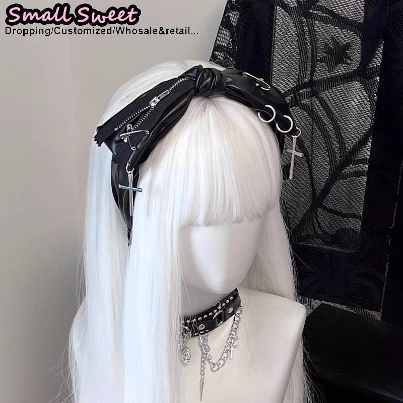 ربطة رأس جلدية بنمط بانك داكن  - مراجعة Travel Accessories Girls وسعره