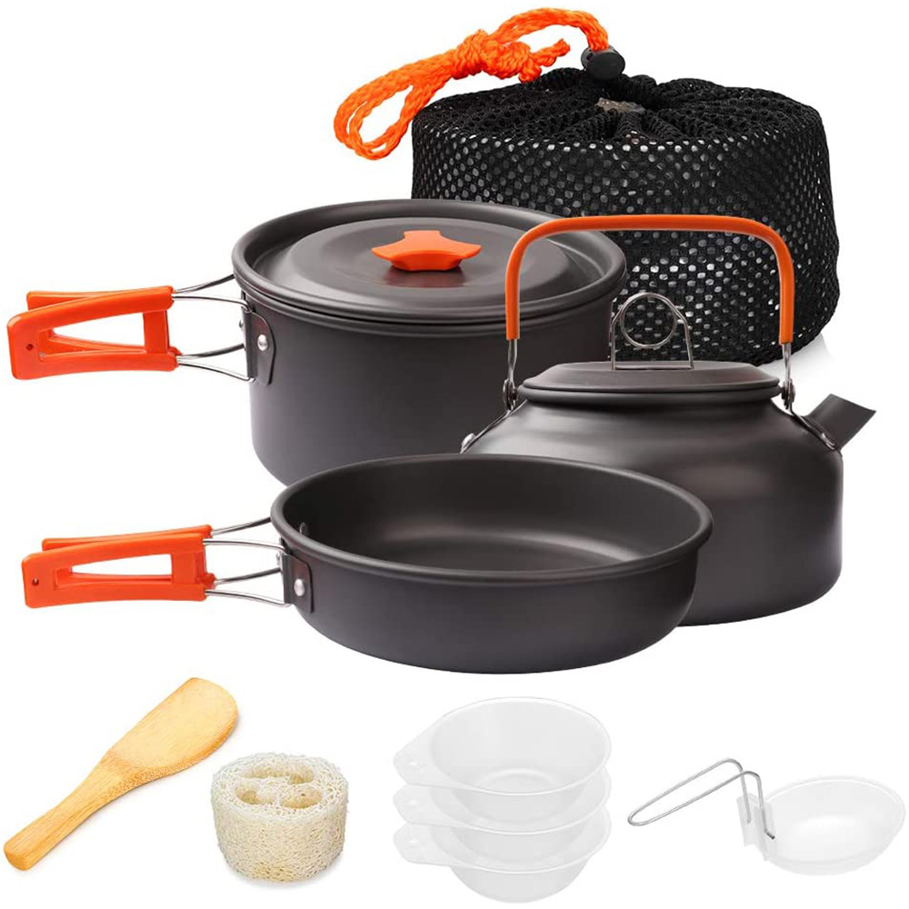1 قطعة/1 مجموعة التخييم تجهيزا - مراجعة Travel Kitchen Accessories وسعره
