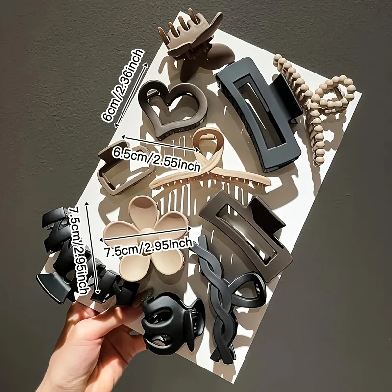 11 قطعة من مشابك مخلب الشعر ال - مراجعة Travel Accessories Designer وسعره
