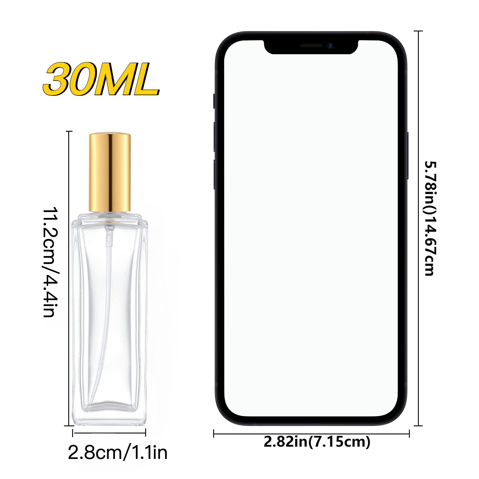 قطعتان من رذاذ زجاجة عطر فارغة - مراجعة Travel Accessories High End وسعره
