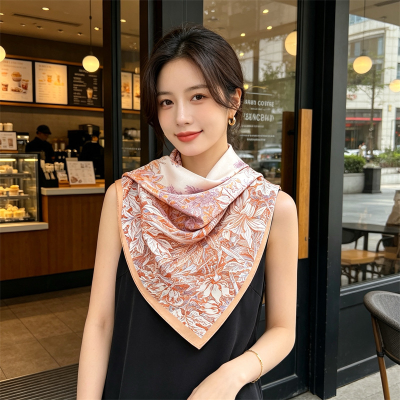 وشاح حريري ناعم للنساء، مناديل - مراجعة Travel Hair Accessories وسعره