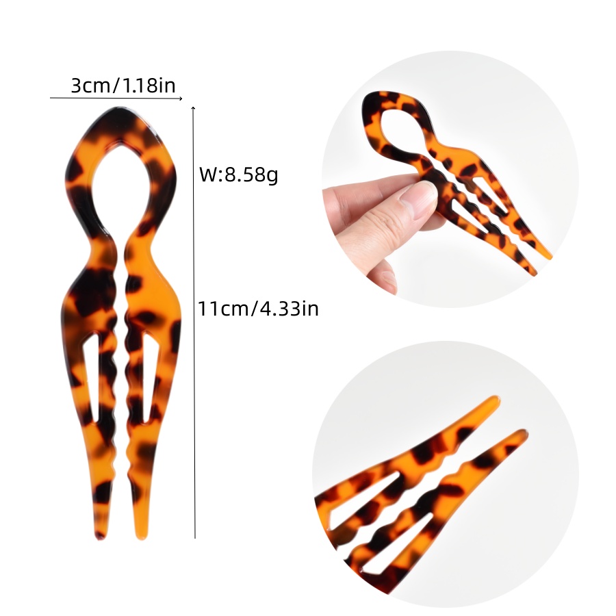 دبوس شعر أكريليك على شكل ذيل ا - مراجعة Travel Hair Accessories وسعره