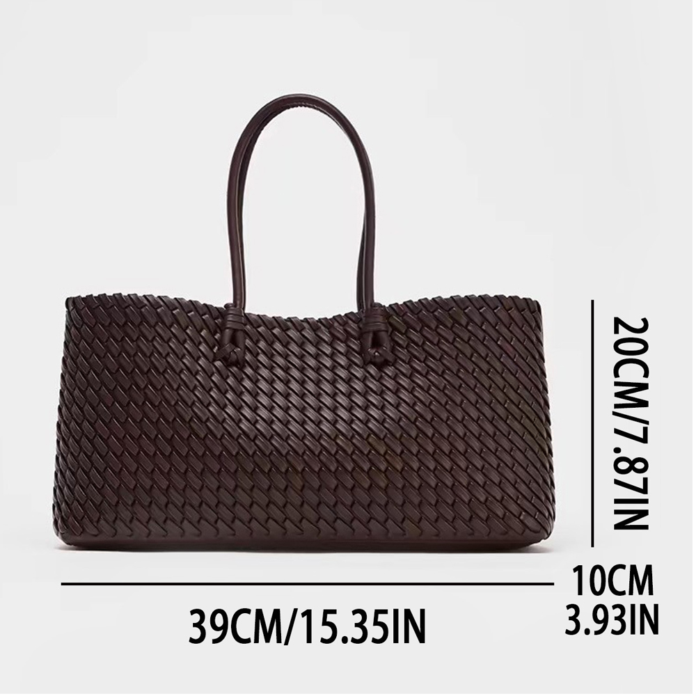 حقيبة يد نسائية كبيرة منسوجة م - مراجعة Travel Accessories Leather وسعره