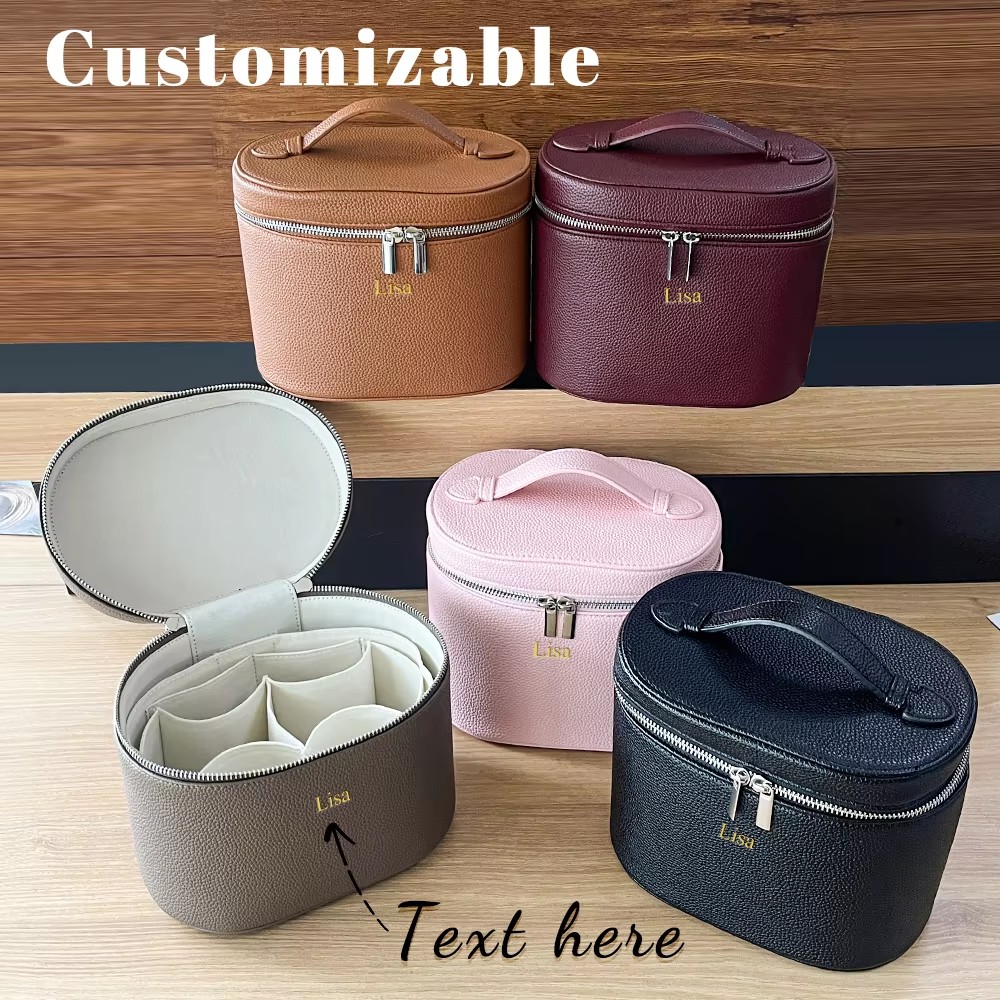 حقيبة مكياج كبيرة السعة من الج - مراجعة Travel Accessories Leather وسعره