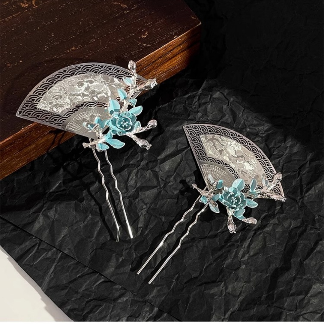 دبوس شعر جديد على شكل مروحة عل - مراجعة Travel Hair Accessories وسعره