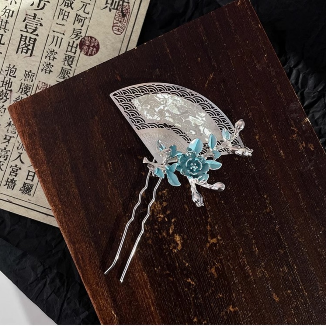 دبوس شعر جديد على شكل مروحة عل - مراجعة Travel Hair Accessories وسعره