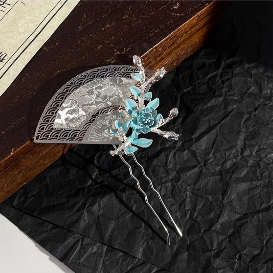 دبوس شعر جديد على شكل مروحة عل - مراجعة Travel Hair Accessories وسعره