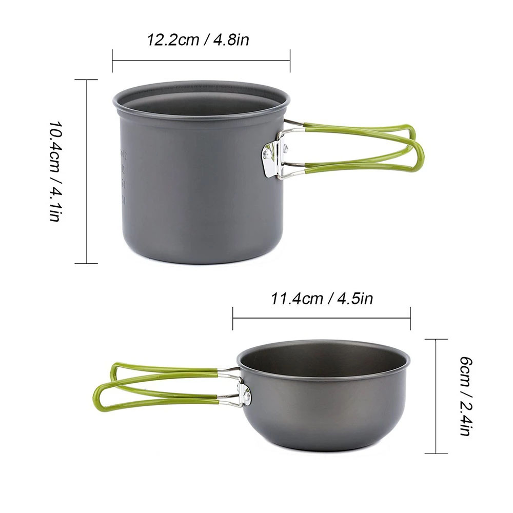 طقم أواني طهي للتخييم مع موقد  - مراجعة Travel Kitchen Accessories وسعره